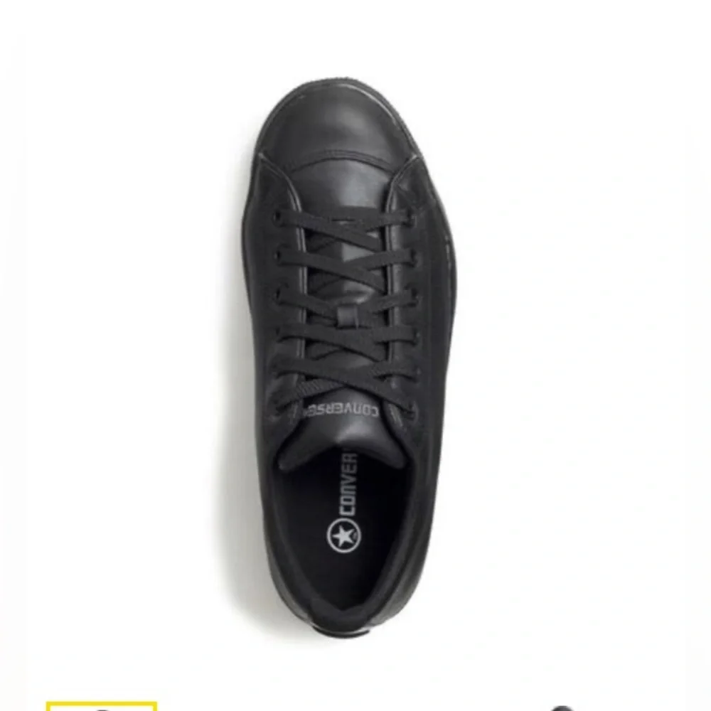 Converse Mens 7.5 Composite Toe Metal Free Wedge Sole Work Tennis Shoe Black New